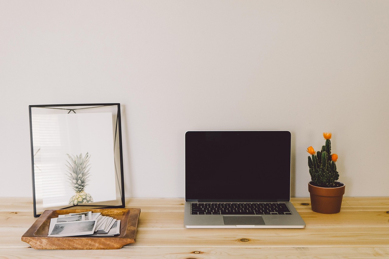 stylish home office desk wood minimalist